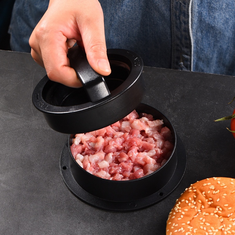 Kitchen Helper Gadgets - Alat Pembuat Hamburger Bulat, Alat Penekan
