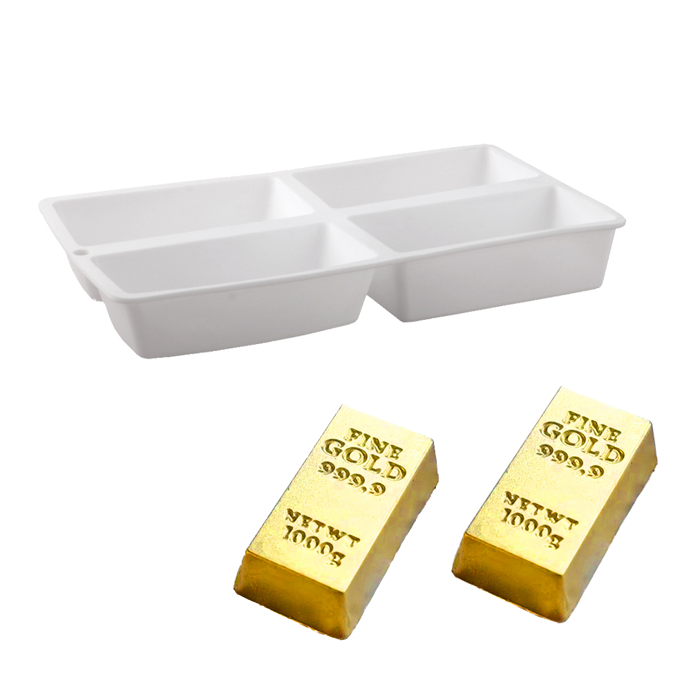 Cetakan kue silikon, 4-sel ema - Kitchen Gadgets Gold ulasan dan harga