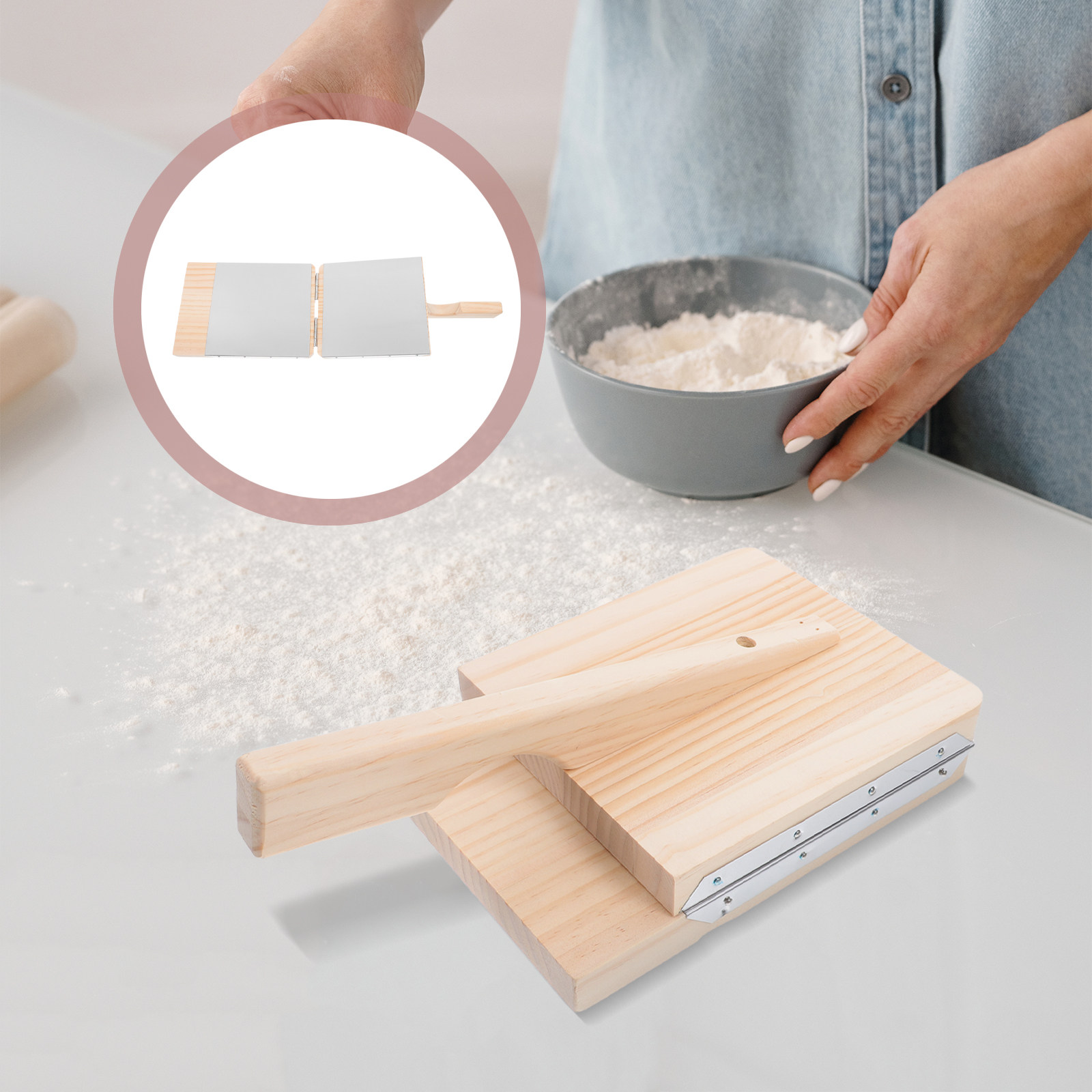 Cetakan Pembuat Pangsit Kayu,  - Kitchen Gadgets Dumpling Maker ulasan dan harga